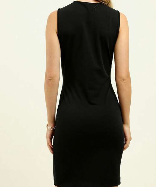 Vestido Feminino Recorte Sem Manga Marisa