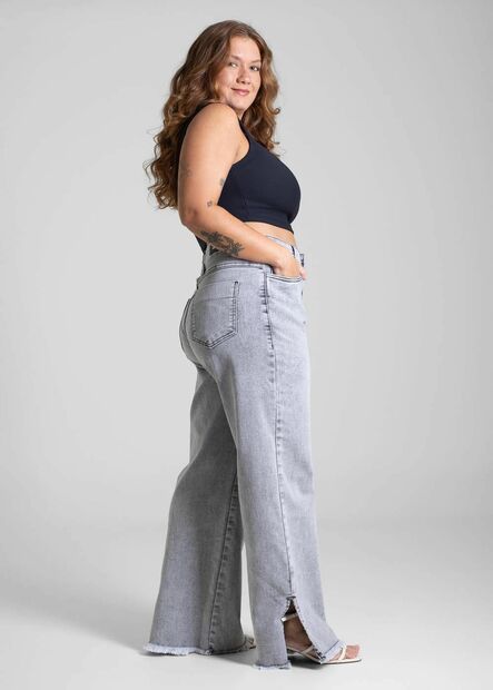 Calça Jeans Sawary Wide Leg - 282806
