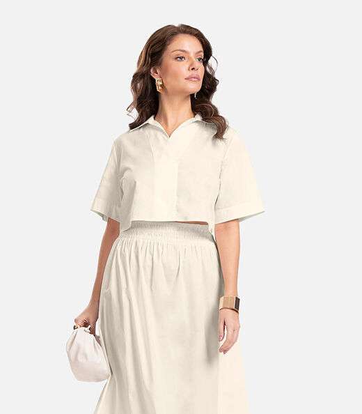 Image_Camisa Cropped Endless Bege