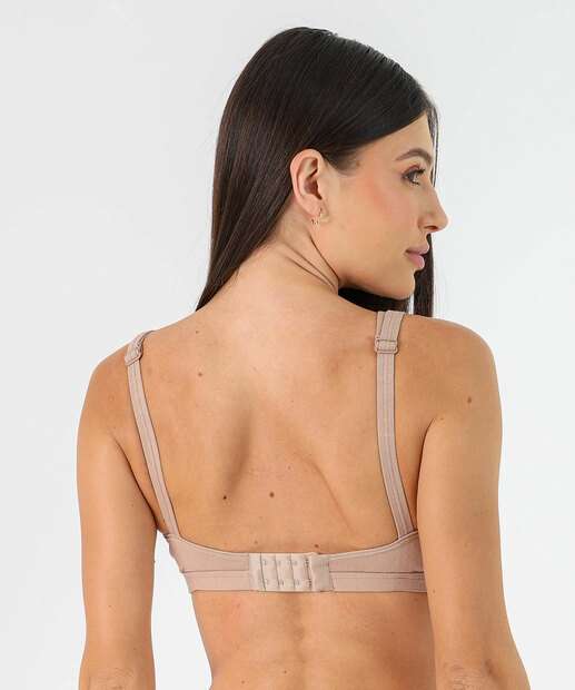 Sutiã Cotton Amamentação Com Base Bege