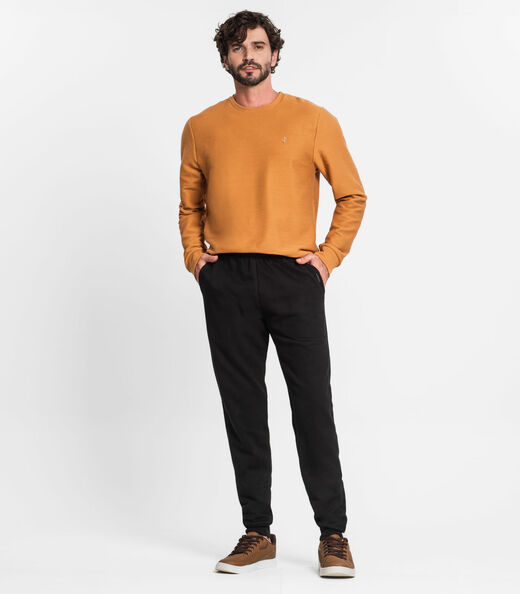 Calça Masculina Em Moletom Diametro Preto