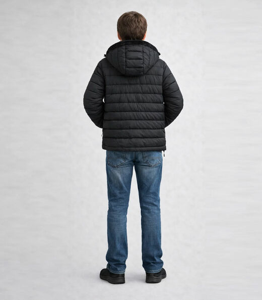 Jaqueta Juvenil Masculino Peluciado Sea Surf Preto
