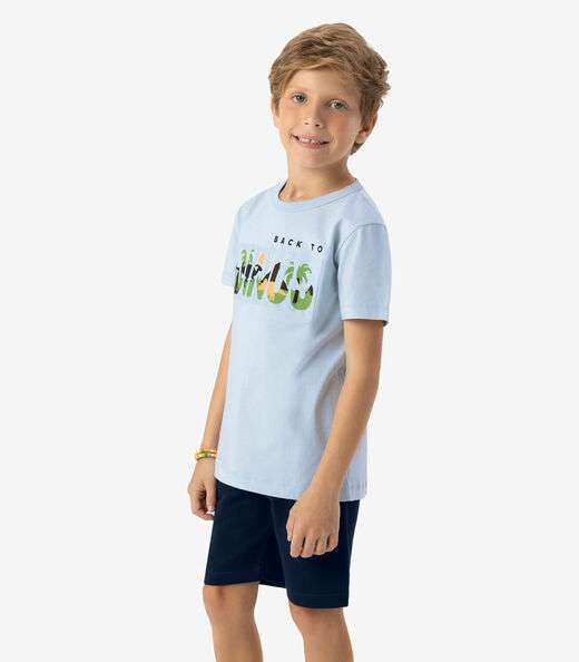 Image_Conjunto Infantil Camiseta com Bermuda Rovi Kids Azul