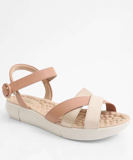 Image_Sandália Feminina Rasteira Modare Bege