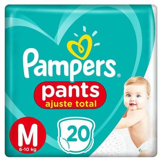 Image_Fralda Confortsec Pants Pacotao ”M” Pampers Simples Pc20Un