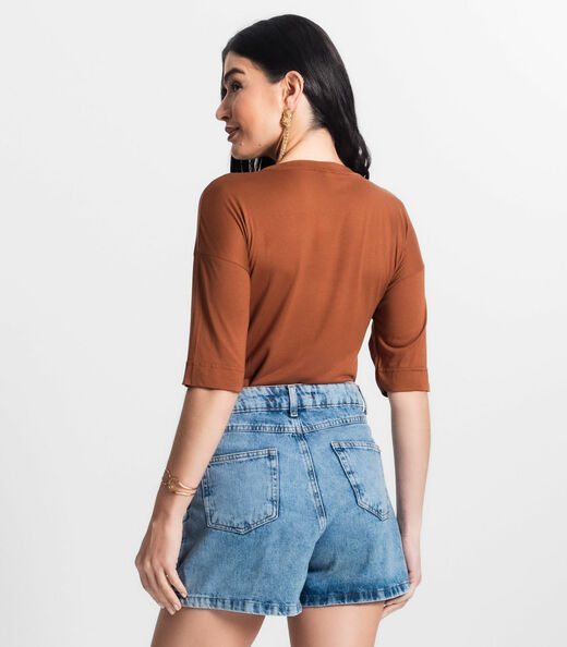 Blusa Feminina Lisa Select Marrom