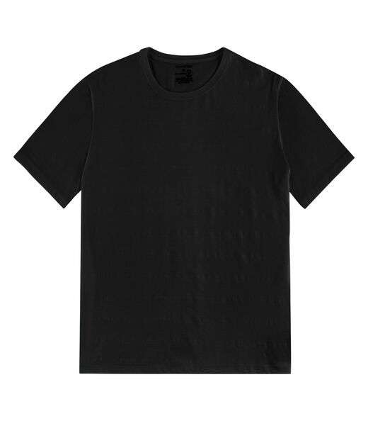 Camiseta Masculina Meia Malha Maquinetada Diametro Preto