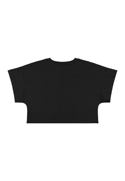 Blusa em Algodão Juvenil Manga Curta Gloss