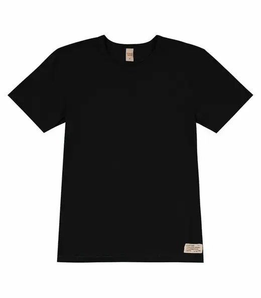 Camiseta Infantil Masculina  Meia Malha Trick Nick Preto