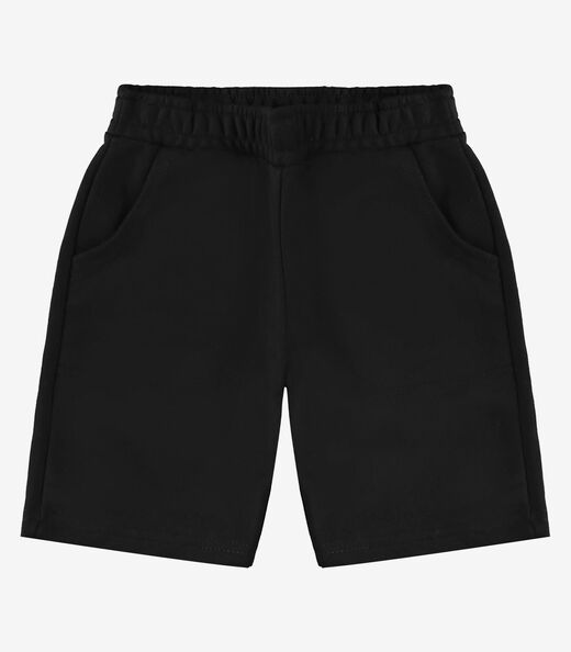 Bermuda Básica Menino Rovi Kids Preto
