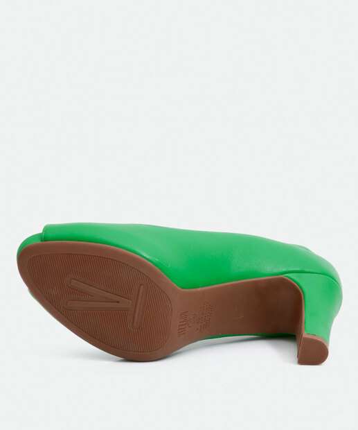 Peep Toe Feminino Salto Fino Vizzano 