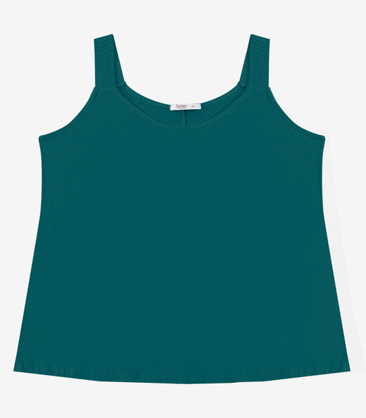 Image_Blusa De Alça Feminina Plus Size Secret Glam Verde