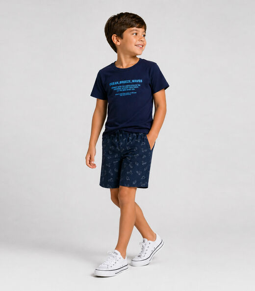 Image_Conjunto Infantil Menino Curto Meia Malha Select Azul