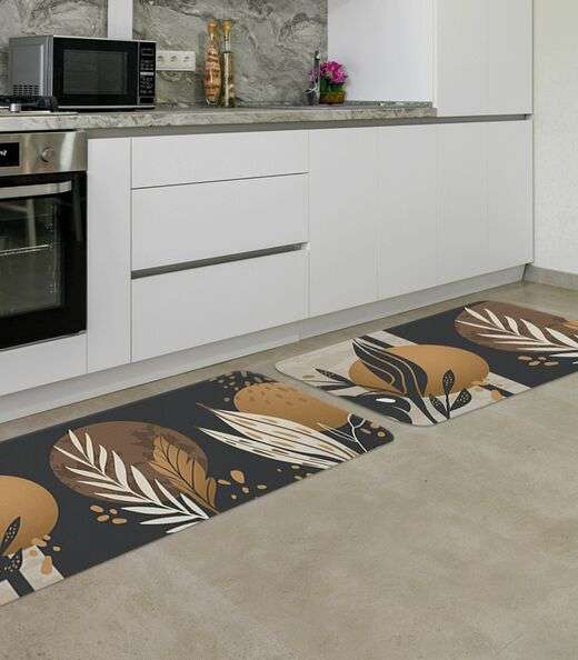 Image_Jogo De Tapetes Para Cozinha Wevans Amarelo