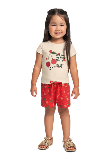 Image_Conjunto Cerejinhas Blusa e Short Bee Loop