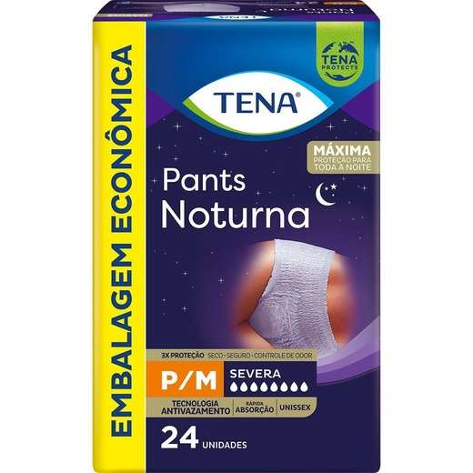 Image_Roupa Intima Tena Pants Noturna P/M Com 24 Unidades