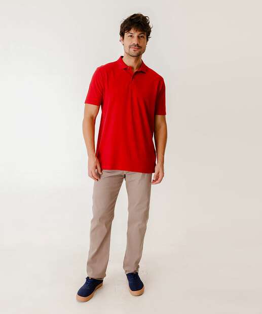 Polo Masculina Manga Curta MR
