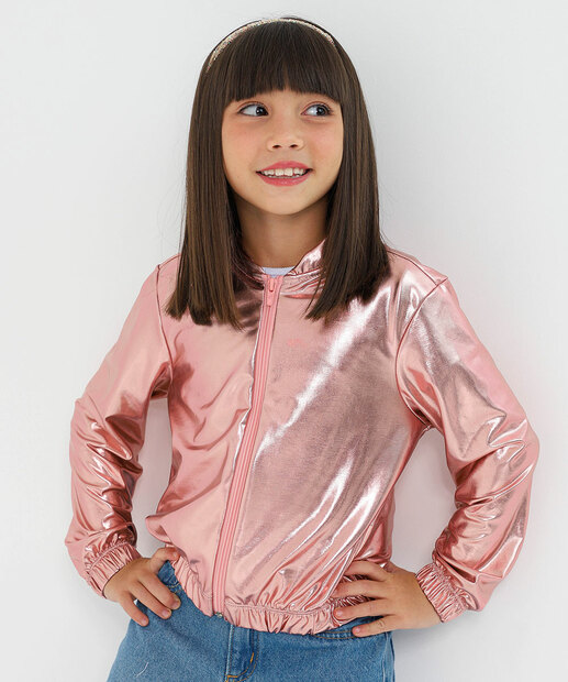 Image_Jaqueta Infantil Bomber Holográfica Marisa Tam 4 a 10 Rosa