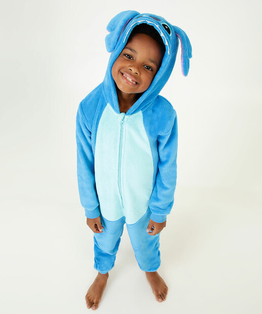 Macacão Pijama Infantil Stitch Disney Tam 2 a 12