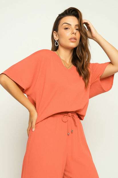 Image_Blusa Morcego Viscolinho Laranja Salvatore Fashion