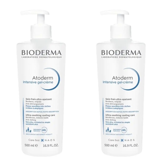 Image_Kit com 2 Unidades de Bioderma Atoderm Intensive Gel-creme de Hidratação Intensa
