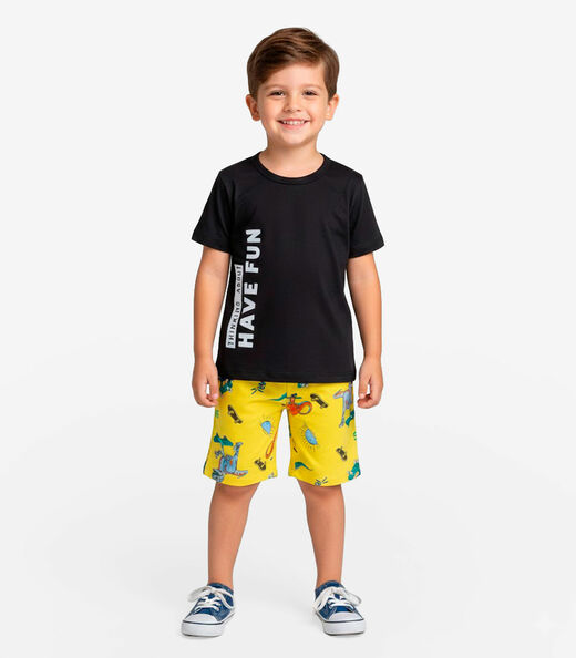 Image_Conjunto Infantil Masculino Select Amarelo