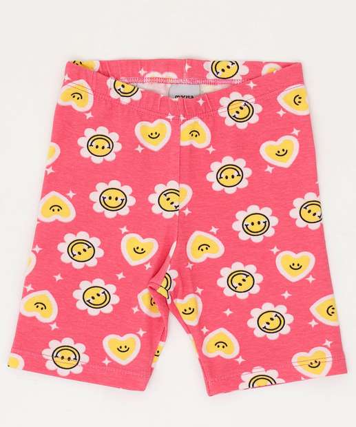 Conjunto Infantil Estampado Manga Curta Marisa Tam 1 a 3 