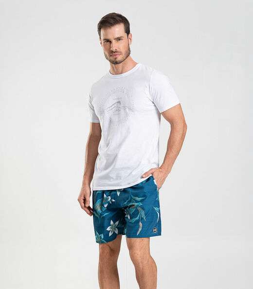 Image_Bermuda Masculina De Microfibra Long Bong Azul