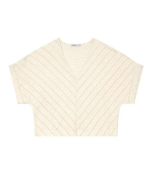 Blusa Feminina Manga Curta Endless Bege