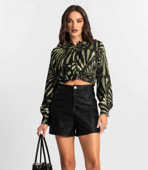 Image_Camisa de Viscose Manga Longa Endless Verde