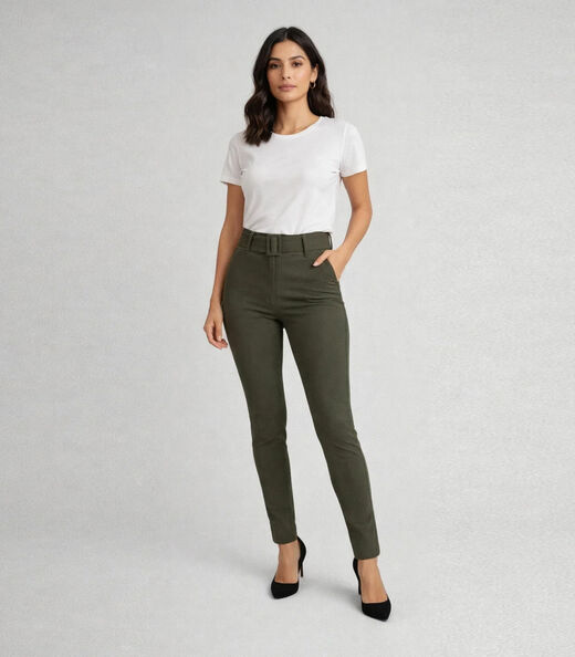 Image_Calça Feminina Bengaline Renaluci Verde