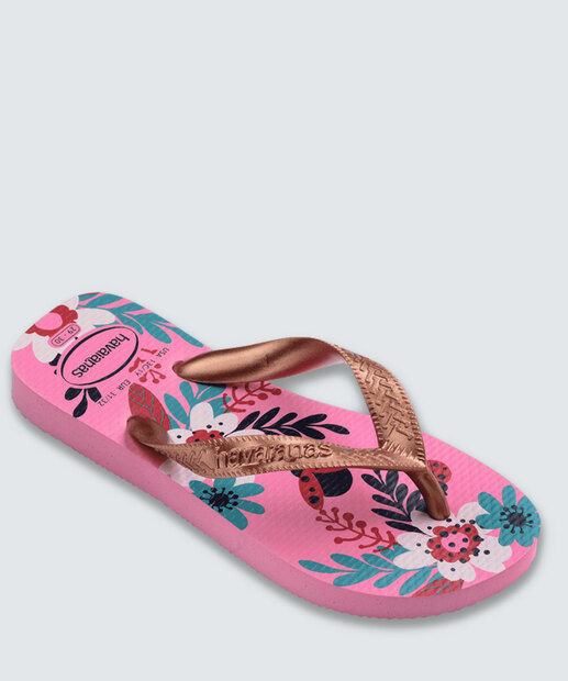 Chinelo Havaianas Infantil Flores