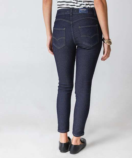 Calça Jeans Skinny Feminina Amaciada Biotipo Azul