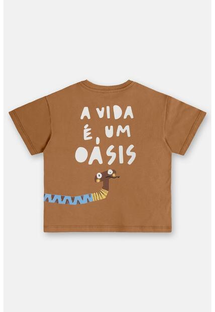 Conjunto Menino Camiseta e Short Três e Já
