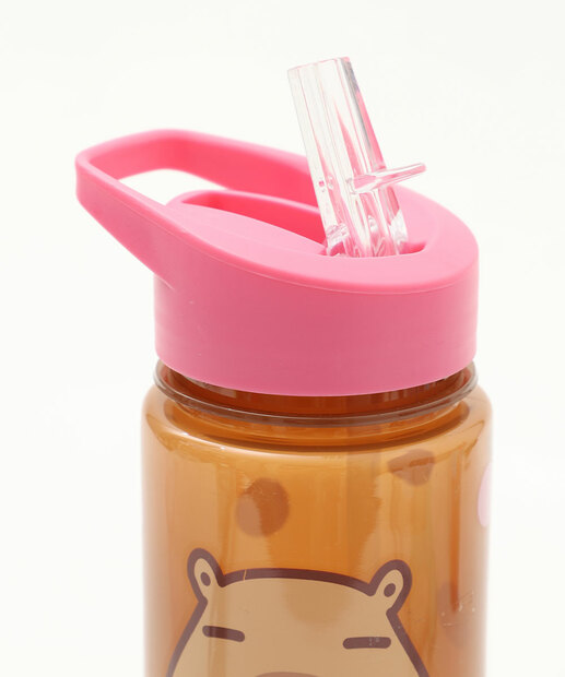 Garrafa Squeeze Estampa Capivara Marisa 680ML Marrom