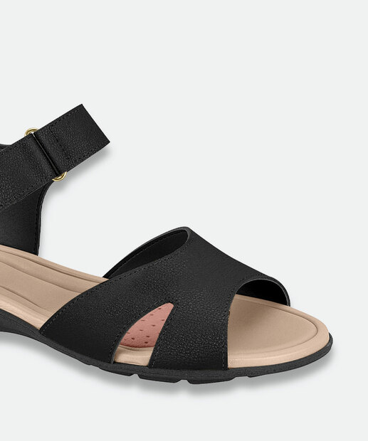 Sandália Feminina Rasteira Modare 7127262 Preto