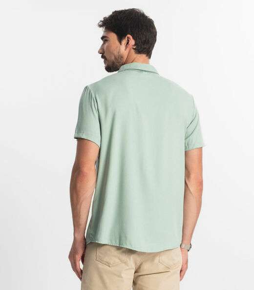 Camisa Masculina Viscose Diametro Verde