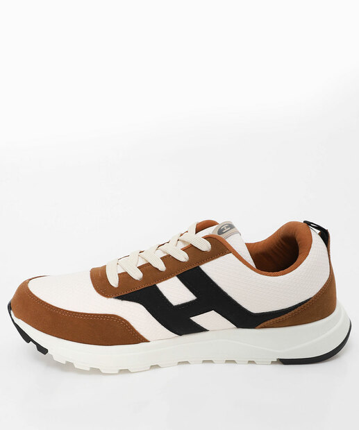 Tênis Casual Masculino Recorte Host Off White