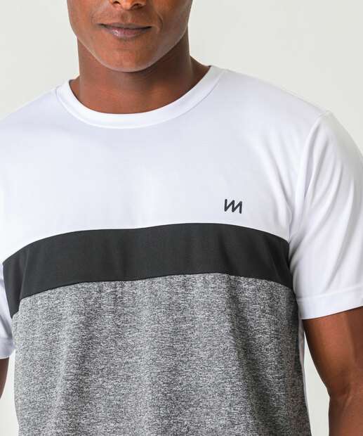 Camiseta Masculina Fitness Recorte MR