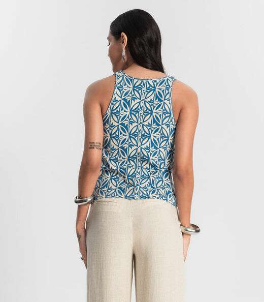 Regata Feminina Rovitex Azul