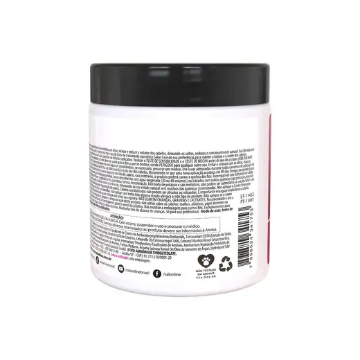 Creme Alisante Salon Line Óleo De Argan Forte 500g