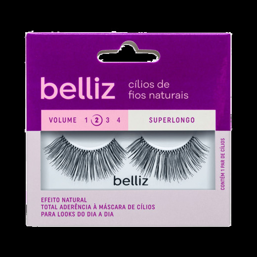 Image_Cílios Belliz Naturais Vol. 2 Superlongo - 109 Ref. 2628