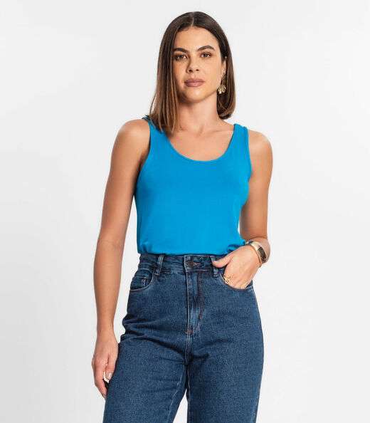 Image_Regata Feminina Básica em Viscotorcion Rovitex Azul