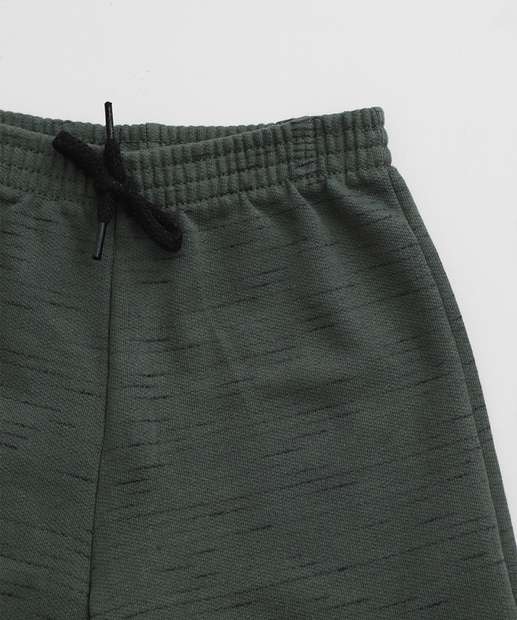 Bermuda Infantil Moletinho Flamê MR Tam 1 a 3