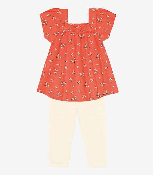 Image_Conjunto Infantil Bata Com Legging Trick Nick Laranja