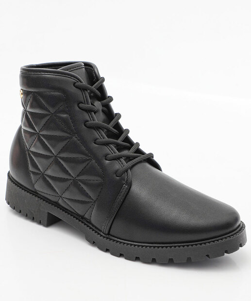 Image_Bota Feminina Coturno Cano Curto Via Uno Preto