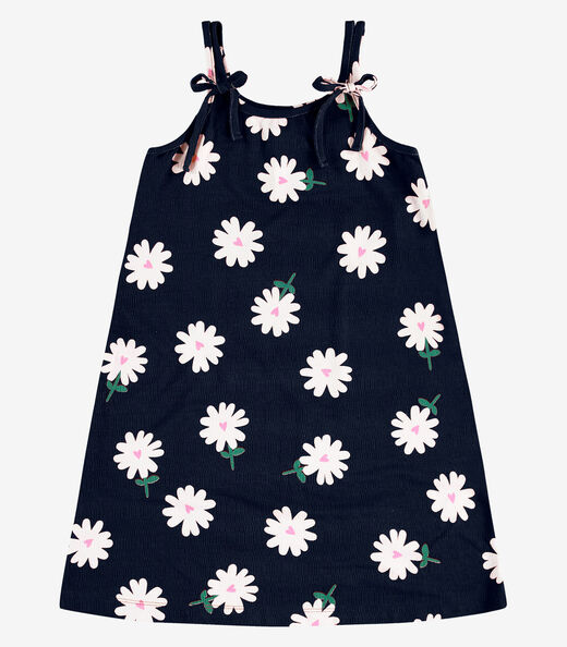 Image_Vestido Infantil Visco Maquinetada Rovi Kids Azul