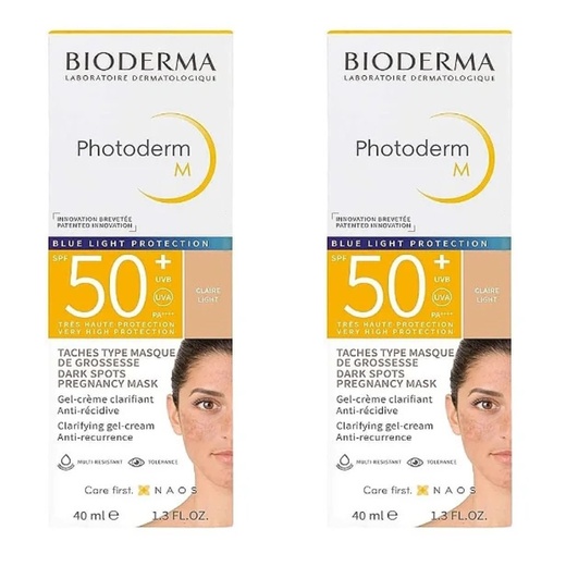 Image_Kit com 2 Unidades de Photoderm M Bioderma Protetor Solar 40ml FPS50 Claire