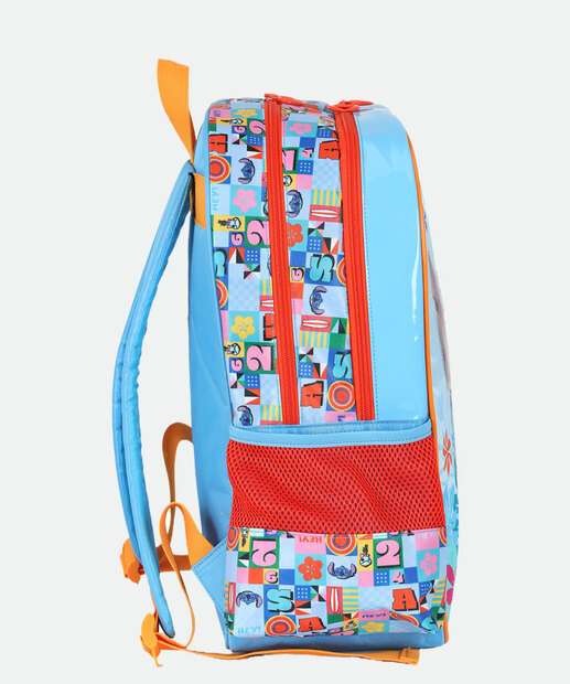 Mochila Infantil Escolar Stitch Disney