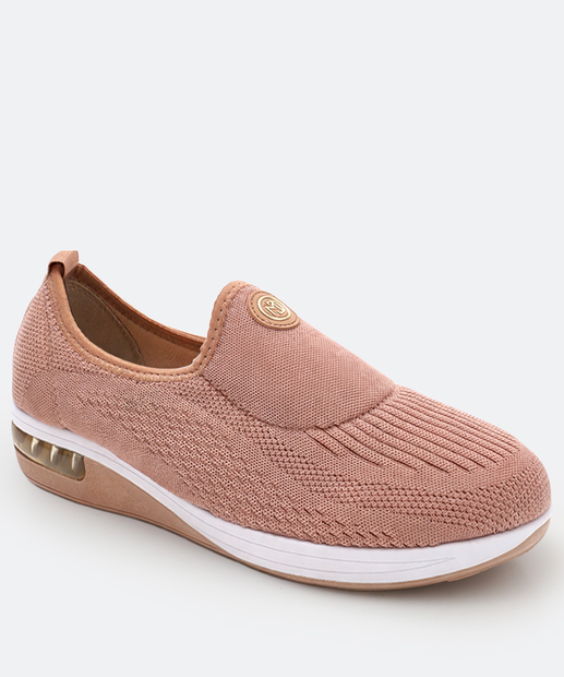 Image_Tênis Casual Slip On Feminino Modare Bege